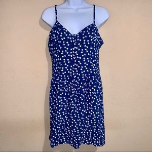 H&M Divided Navy blue bow dress NWT size 12